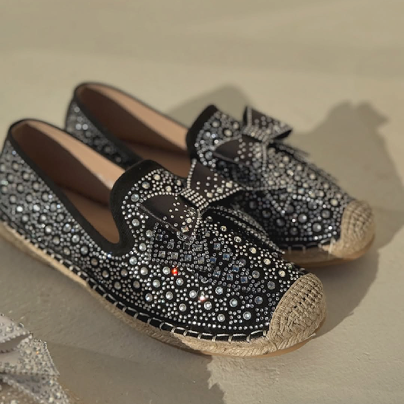 Bowknot Rhinestone Fashion Casual Shoes