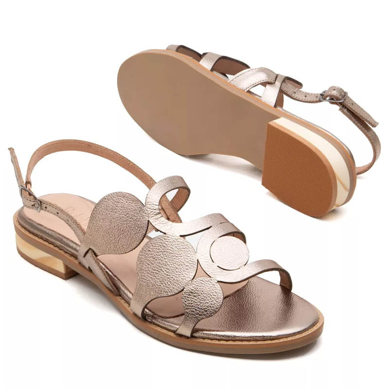 Round Toe Roman Flat Sandals