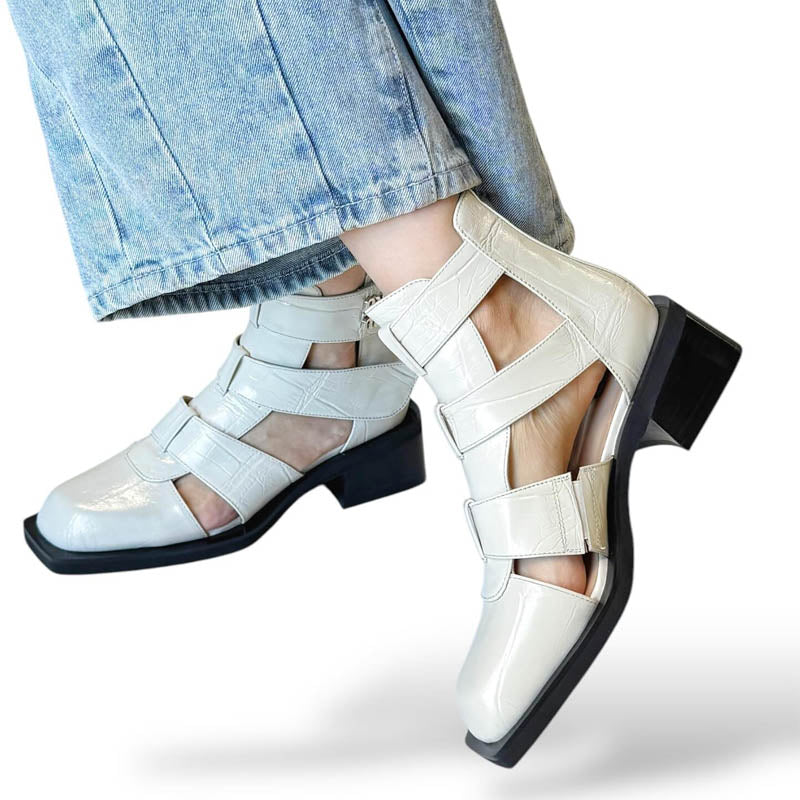 Square Heeled Roman Sandals