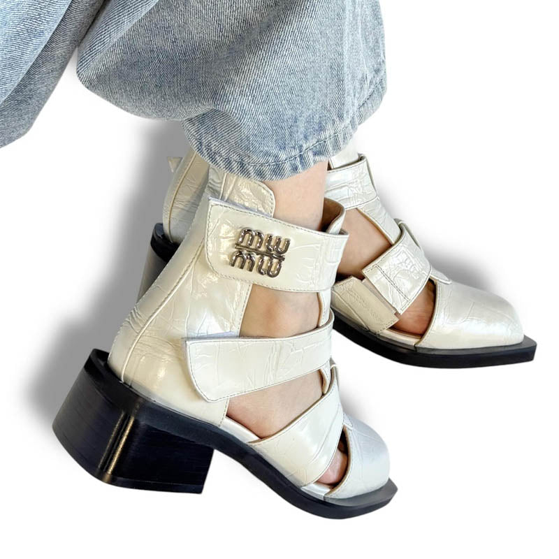 Square Heeled Roman Sandals